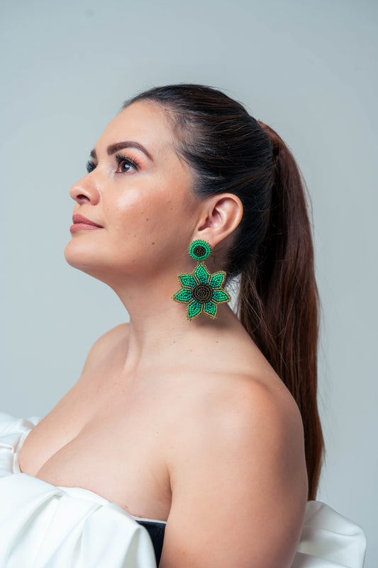 Emerald Garden Earrings
