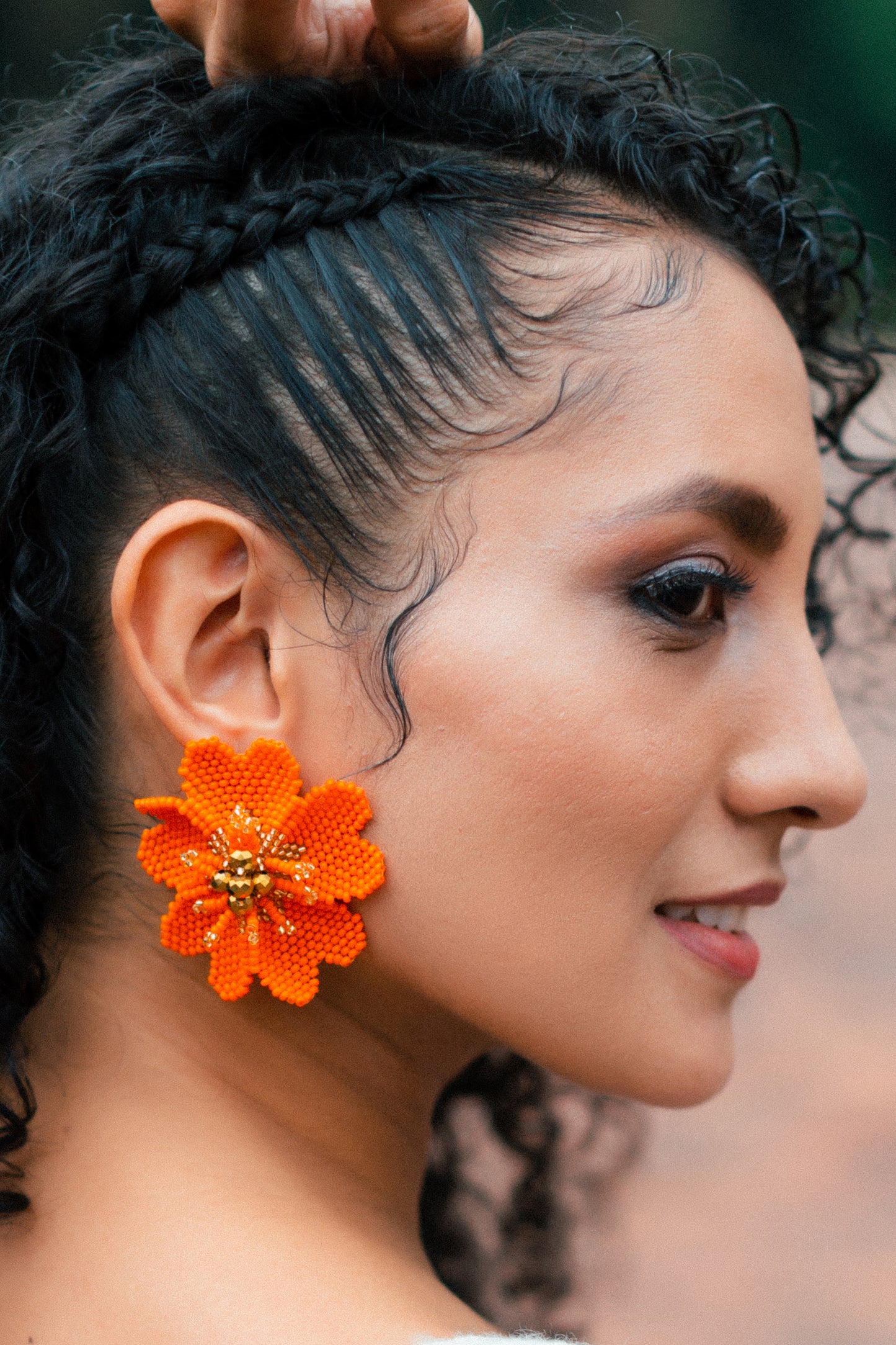 Orange Earrings