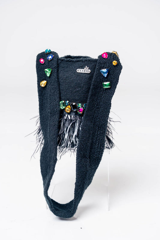 Crystal Black and White Bag